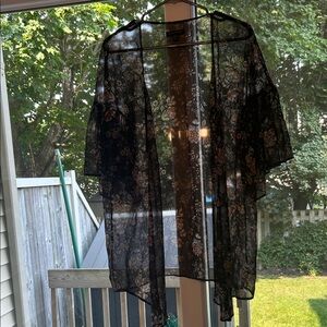 American Eagle Outfitters Sheer Floral Cover-Up